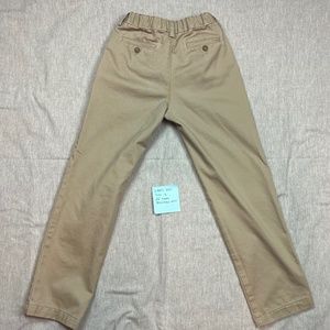EUC Lands End Boys School Uniform Khaki Chino Pants
